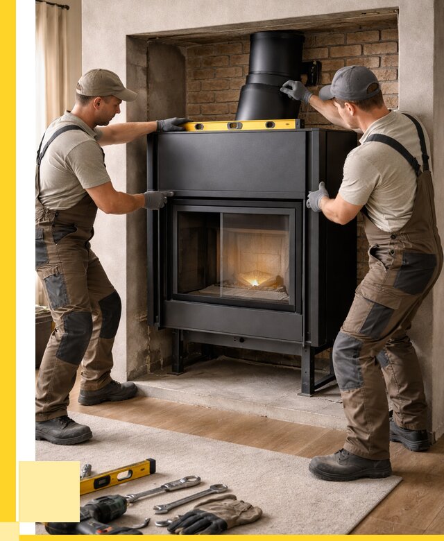 Установка каминных топок в Ельце под ключ от 18482 р. | ЭриданЕлц