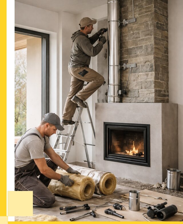 Монтаж дымоходов для каминов в Ельце от 15402 р. ЭриданЕлц