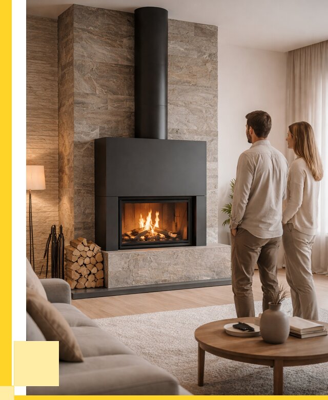 Закрытые камины под ключ в Ельце от 123216 р., ЭриданЕлц