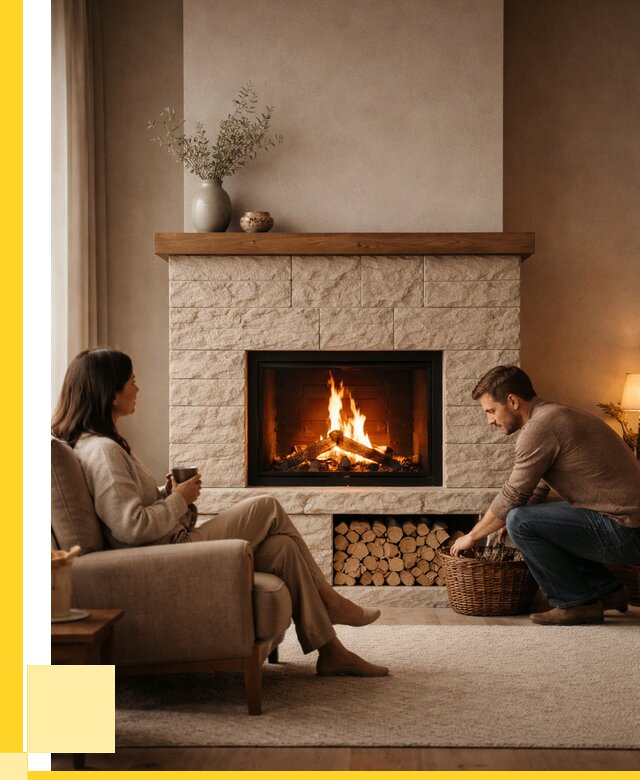 Камины для дома в Ельце под ключ от 154020 р. | ЭриданЕлц