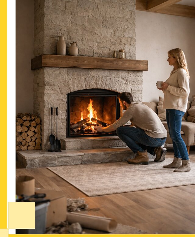 Камины для загородного дома в Ельце от 359380 р., ЭриданЕлц