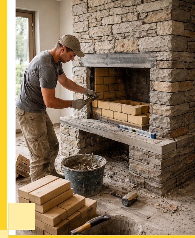 Кладка каминов и камина в Ельце от 25670 р. ЭриданЕлц