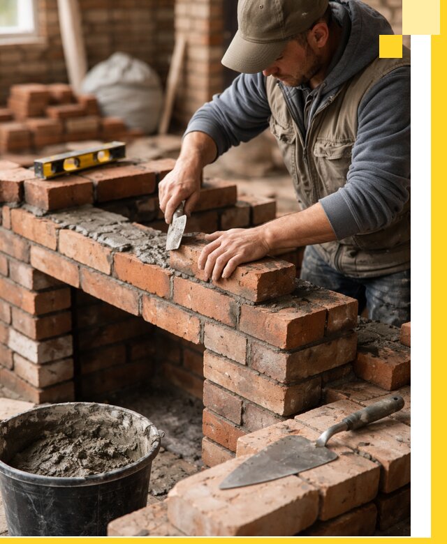 Кладка каминов под ключ в Ельце профессиональная отделка и монтаж