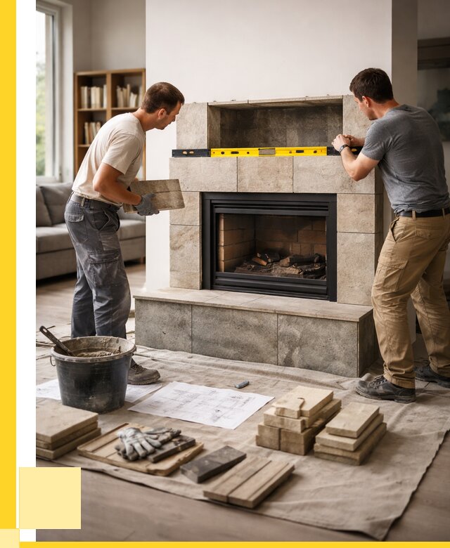 Монтаж каминов и установка в Ельце от 46206 р. | ЭриданЕлц