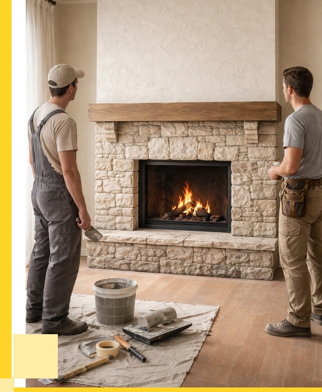 Отделка каминов в Ельце от 6674 р. под ключ | ЭриданЕлц