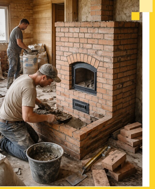 Профессиональное строительство печей в Ельце под ключ