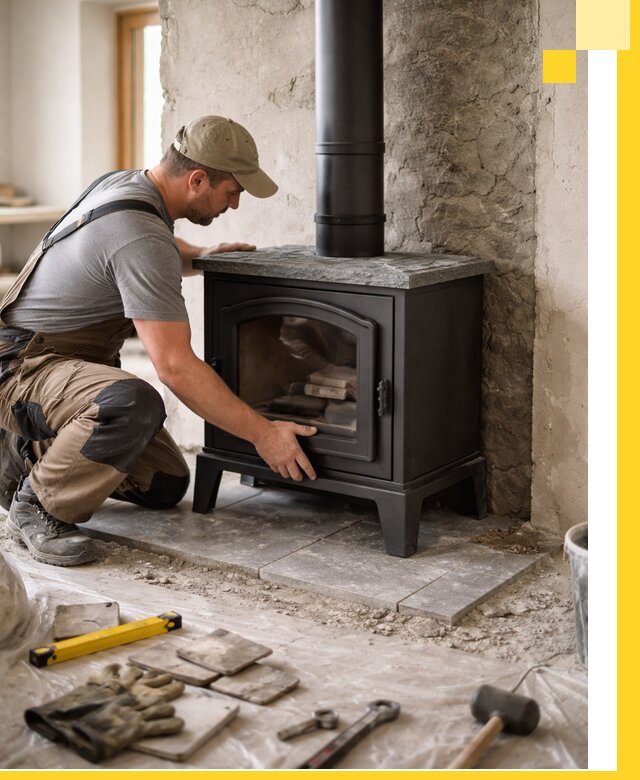 Профессиональный монтаж печей и каминов в Ельце под ключ