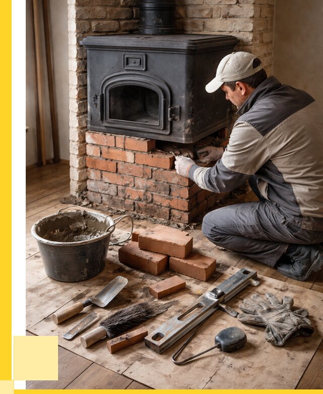 Ремонт печей в Ельце от 12322 р., услуги печника ЭриданЕлц