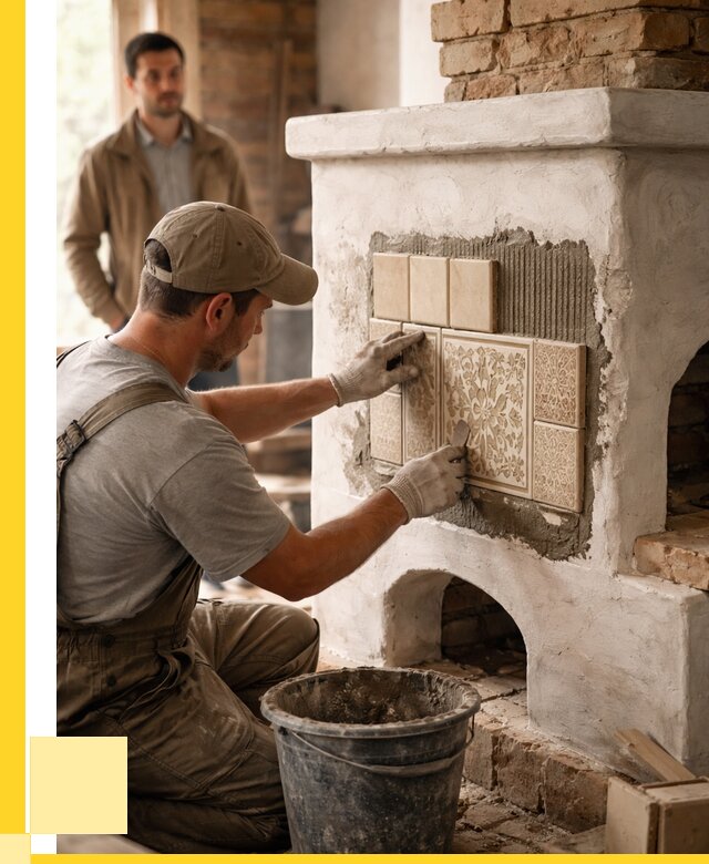 Отделка печей и банных печей в Ельце от 35938 р. | ЭриданЕлц