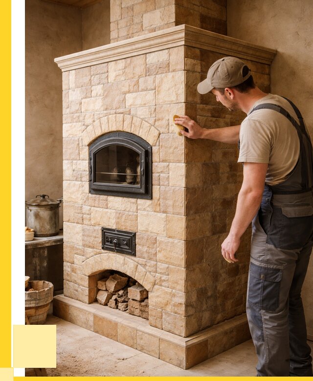 Облицовка печей в Ельце от 4621 р. под ключ | ЭриданЕлц