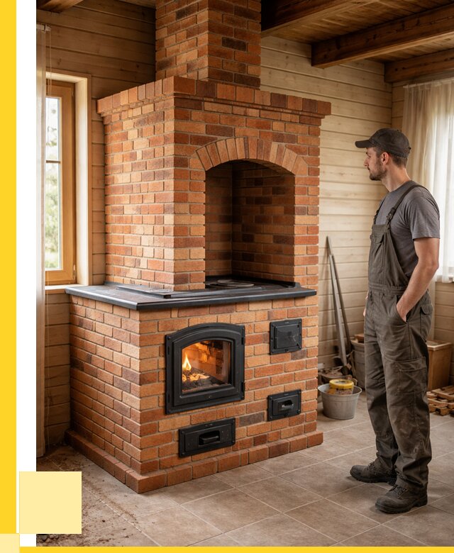 Кирпичные печи в Ельце: купить от 154020 р. | ЭриданЕлц