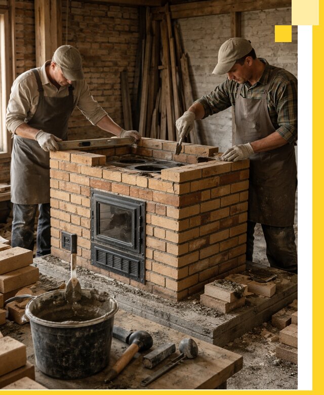 Изготовление и установка варочных печей под ключ в Ельце