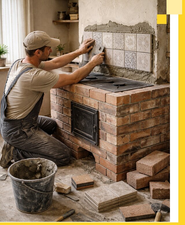 Печи с плитой на заказ монтаж гарантия и сервис в Ельце