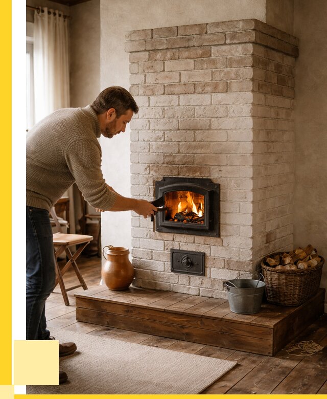 Печь голландка из кирпича в Ельце от 87278 р. | ЭриданЕлц