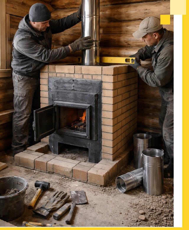 Проектирование, изготовление и установка банных печей в Ельце