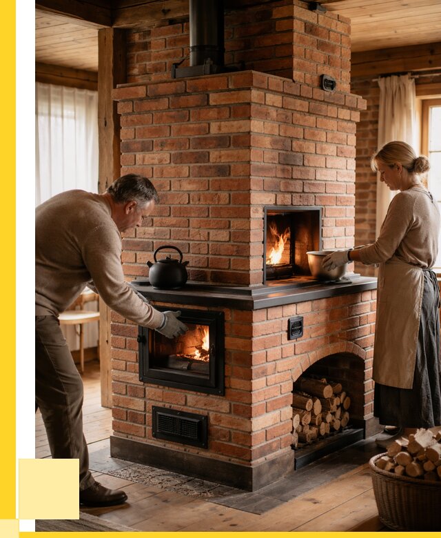 Печи для загородного дома под ключ в Ельце от 82144 р. | ЭриданЕлц