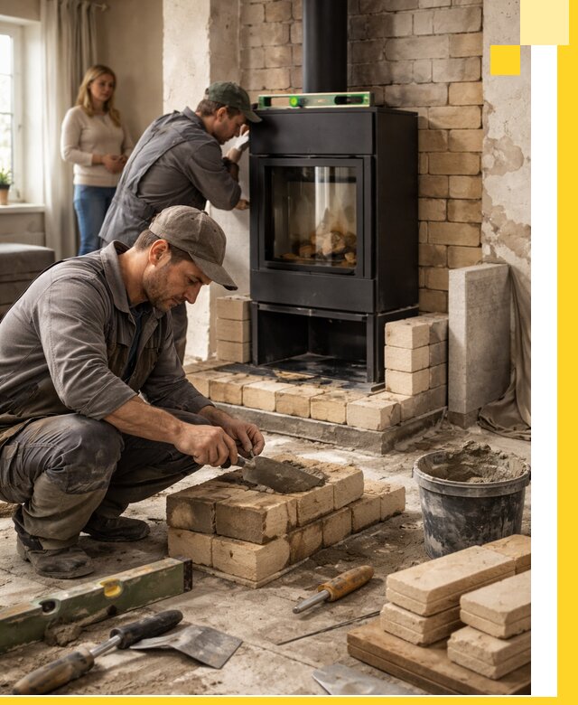 Печи и камины под ключ: проект, установка в Ельце