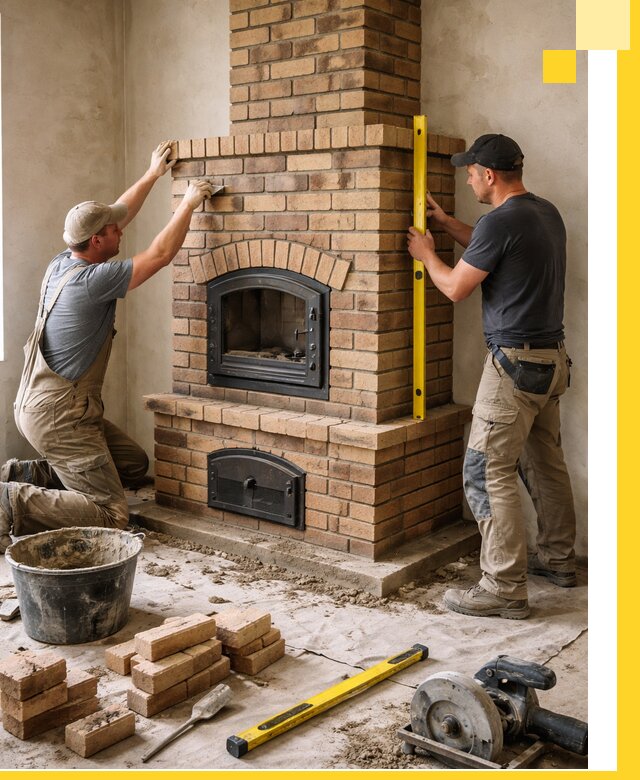 Продажа и установка печей и каминов для дома под ключ в Ельце