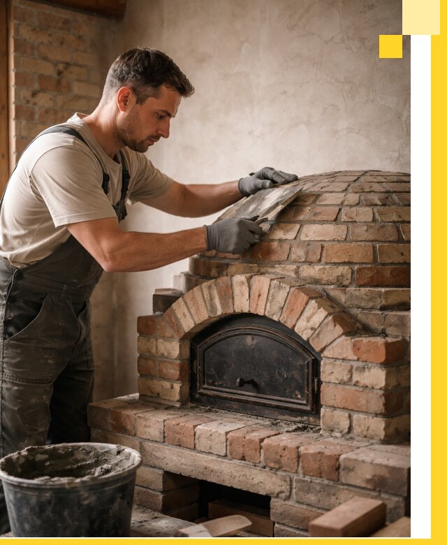 Изготовление и монтаж помпейских печей на заказ в Ельце