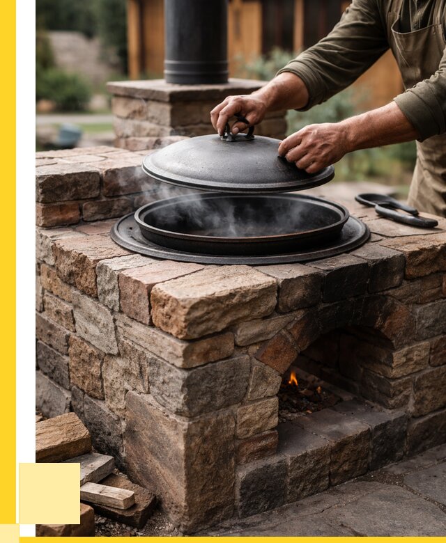 Печи для казана в Ельце по цене от 18482 р. | ЭриданЕлц