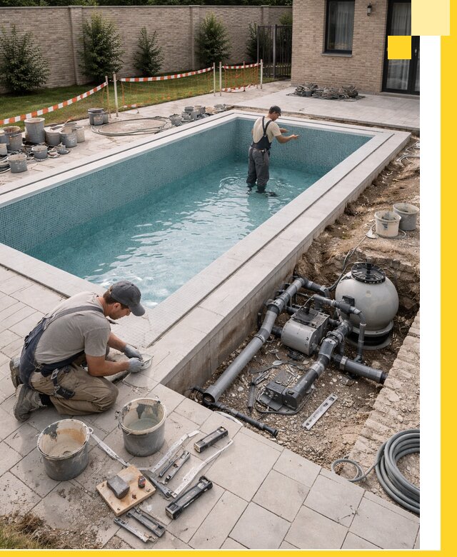 Строительство бассейнов под ключ в Ельце: проекты и монтаж