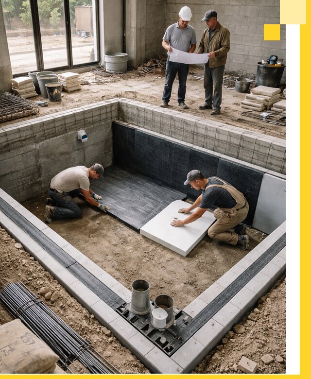 Проекты частных и общественных бассейнов под ключ в Ельце