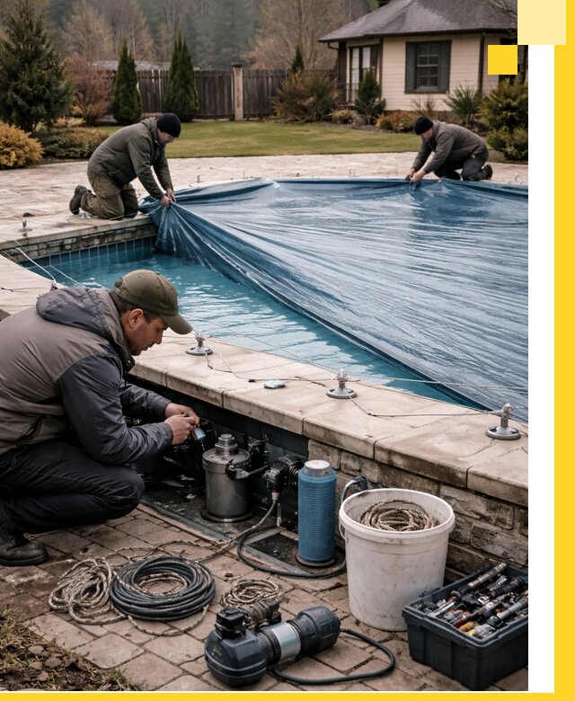 Консервация бассейнов в Ельце: подготовка к длительному хранению