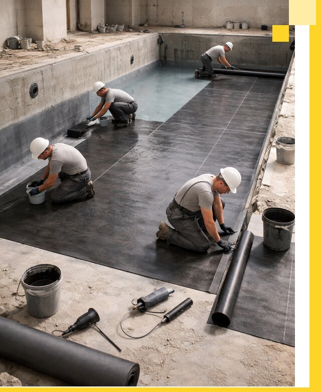 Профессиональная гидроизоляция бассейнов и чаш в Ельце под ключ