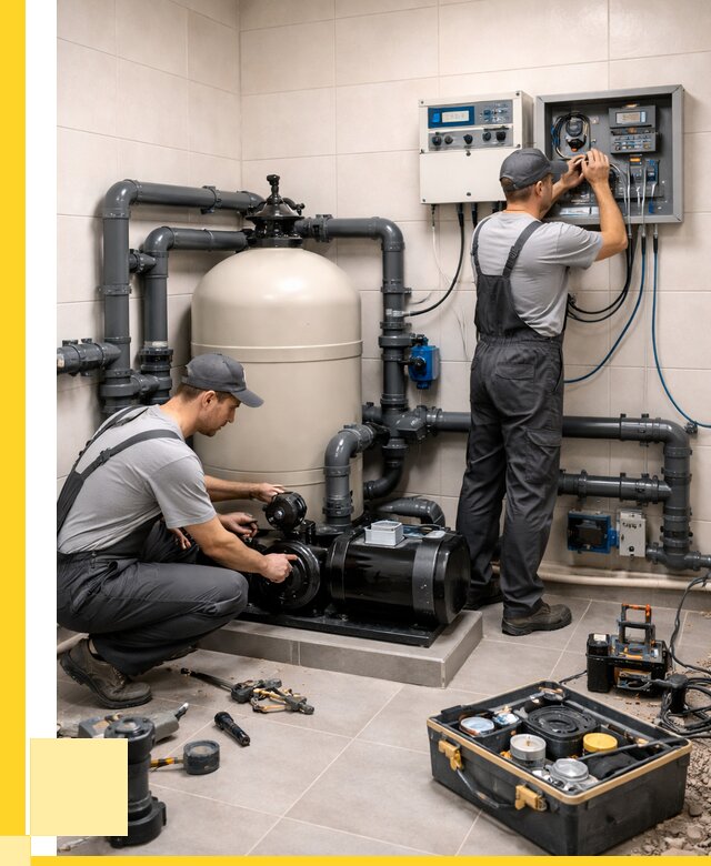 Монтаж оборудования для бассейнов в Ельце от 41072 р. | ЭриданЕлц