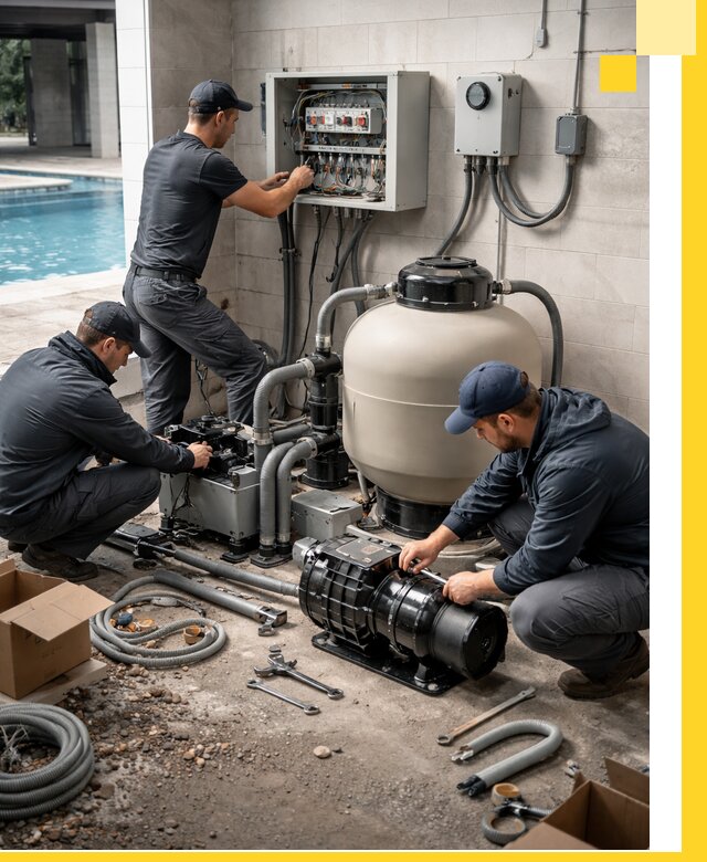 Профессиональный монтаж оборудования для бассейнов в Ельце