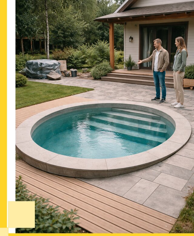 Бассейн на даче под ключ в Ельце от 205360 р., ЭриданЕлц