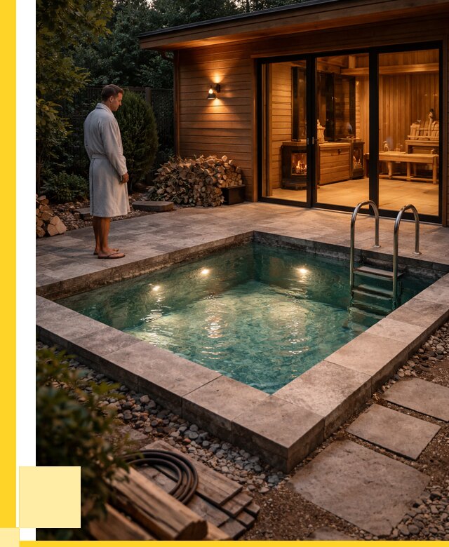 Бани с бассейном под ключ в Ельце от 97546 р. | ЭриданЕлц