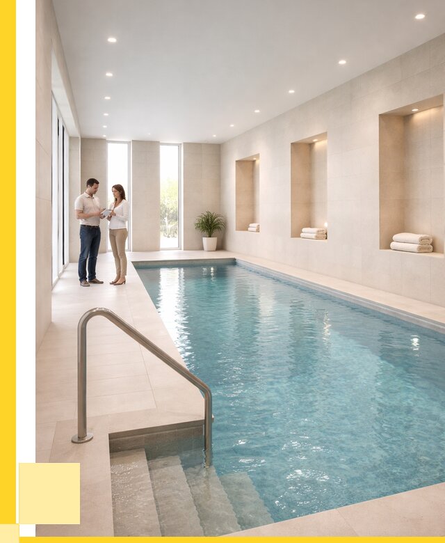 Бассейны в помещении под ключ в Ельце от 1540200 р. | ЭриданЕлц