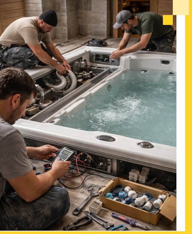 Гидромассажные бассейны под ключ в Ельце, дизайн и монтаж