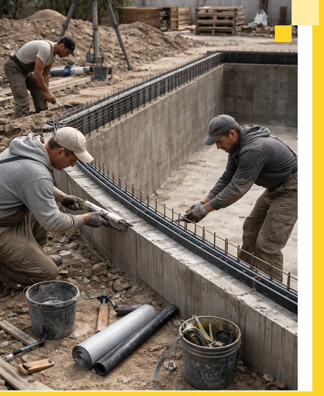 Качественный монтаж чаши бассейна в Ельце под ключ с гарантией