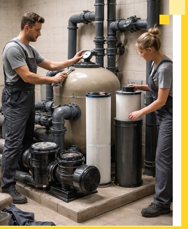 Фильтры и системы фильтрации для бассейнов в Ельце