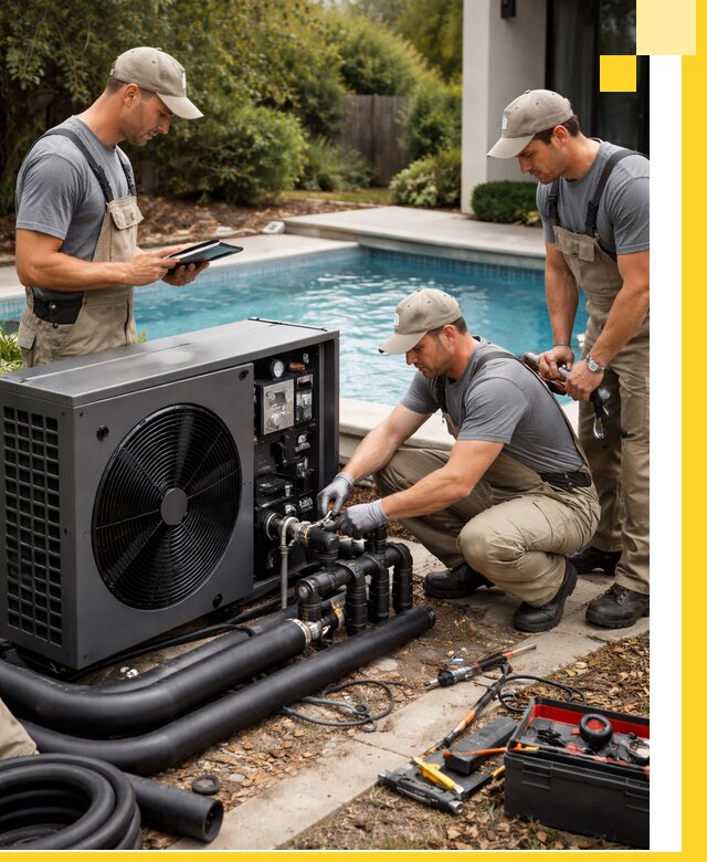 Проектирование и установка тепловых насосов для бассейнов в Ельце