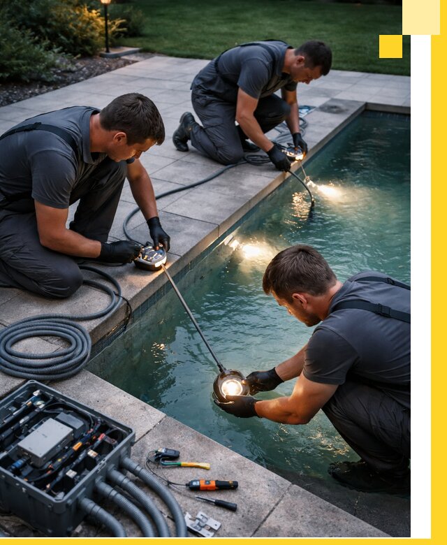 Профессиональное освещение бассейнов в Ельце: дизайн и монтаж