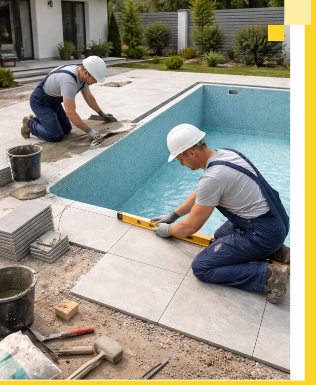 Строительство и монтаж плавательных бассейнов под ключ в Ельце