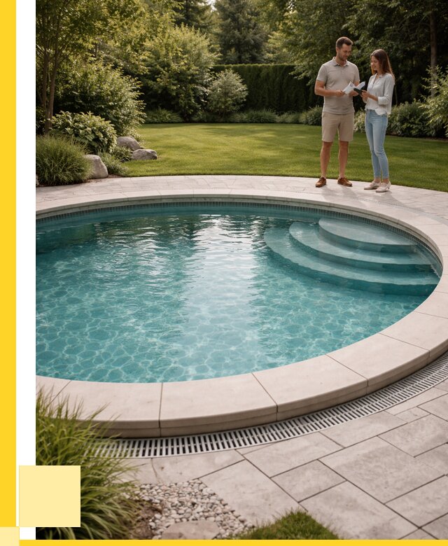 Круглые каркасные бассейны купить в Ельце от 256700 р. | ЭриданЕлц