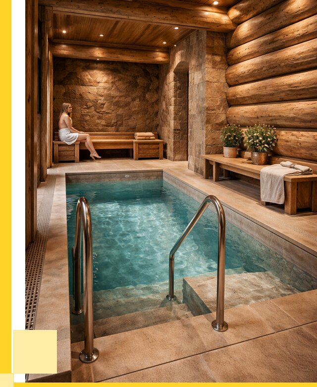 Аренда бани с бассейном в Ельце от 1540200 р. | ЭриданЕлц