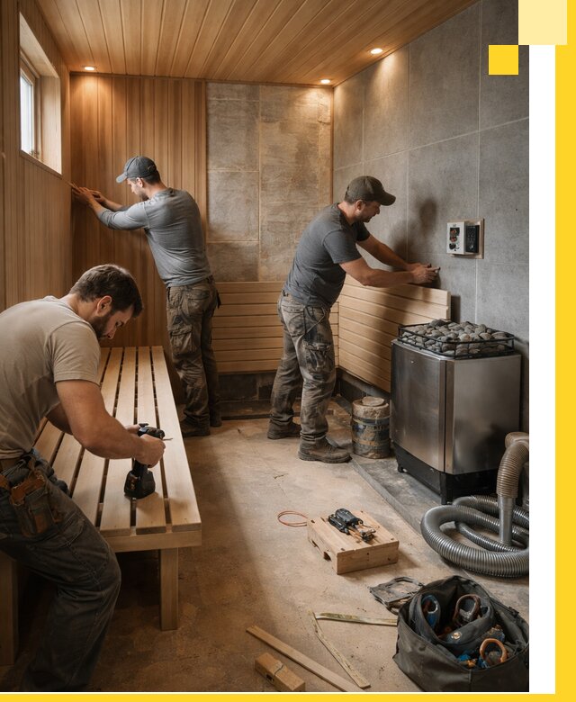 Сауны под ключ в Ельце, проектирование, строительство, отделка