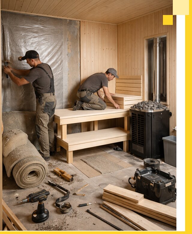 Проекты саун под ключ в Ельце дизайн и строительство