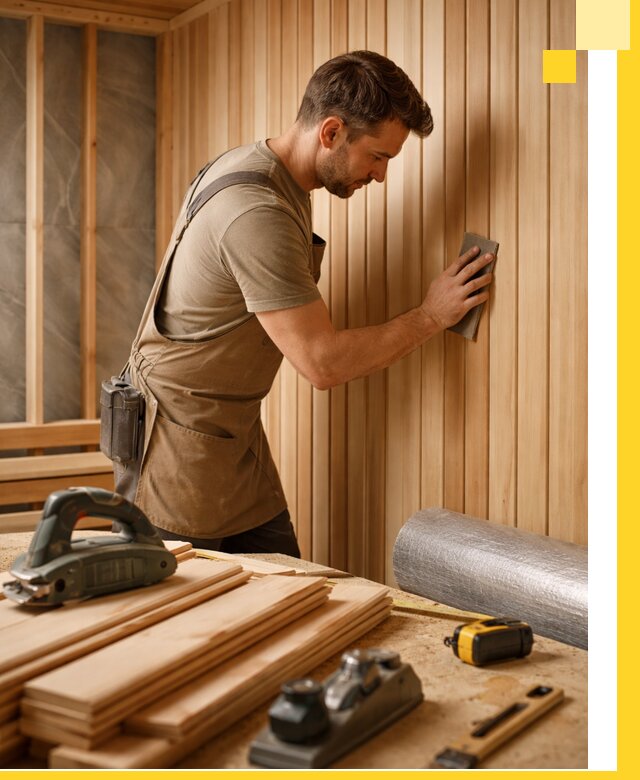 Профессиональная отделка саун и парных под ключ в Ельце