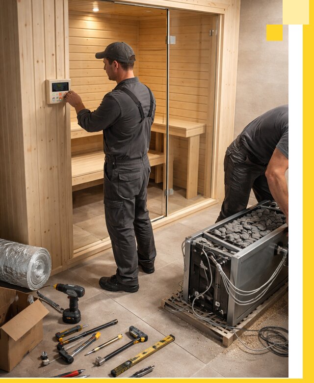 Поставка, установка и монтаж электрических саун в Ельце