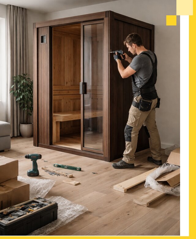 Установка и производство мини саун под ключ в Ельце