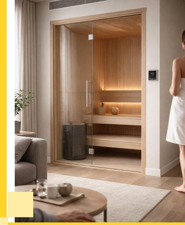 Сауна в квартире под ключ в Ельце от 123216 р. ЭриданЕлц