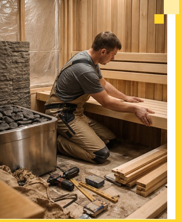 Сауны для дома под ключ с проектированием и монтажом в Ельце