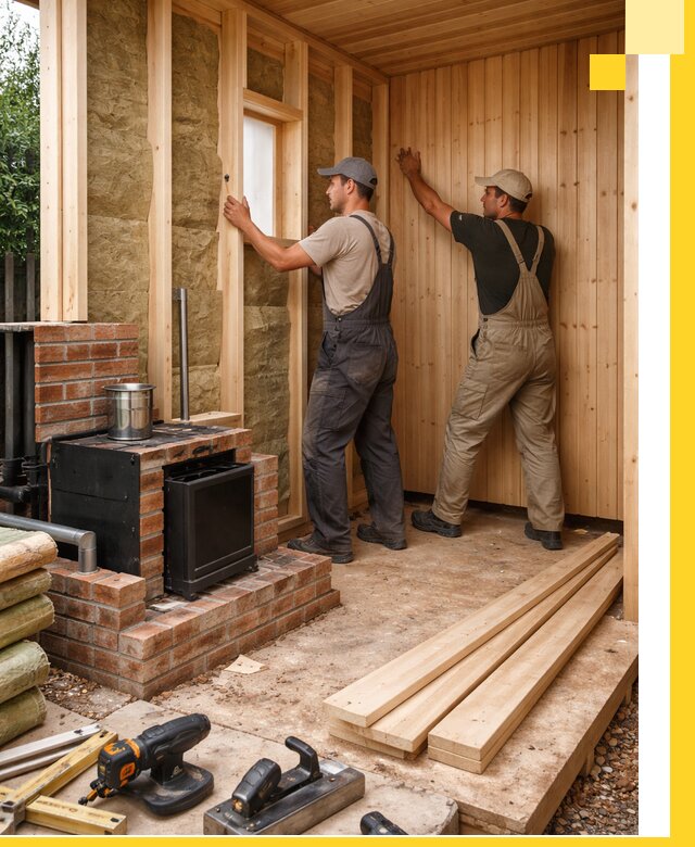 Строительство и установка дачных саун под ключ в Ельце