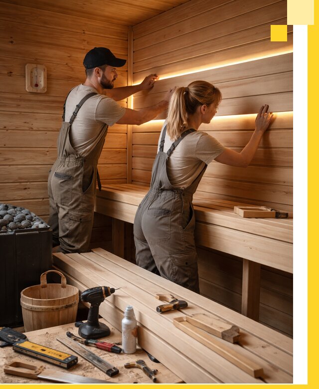 Дизайн саун и бань под ключ с индивидуальным проектом в Ельце